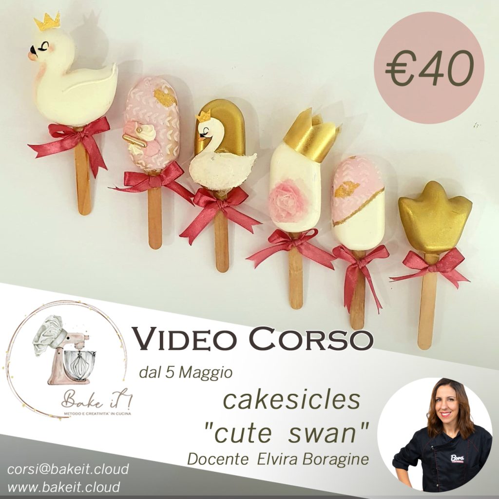 Elvira Boragine: cakesicles "cute swan"